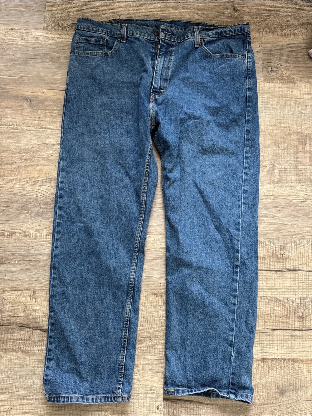 Levi's 505s 40x29 Men's Straight-Leg Dark Blue Denim Jeans